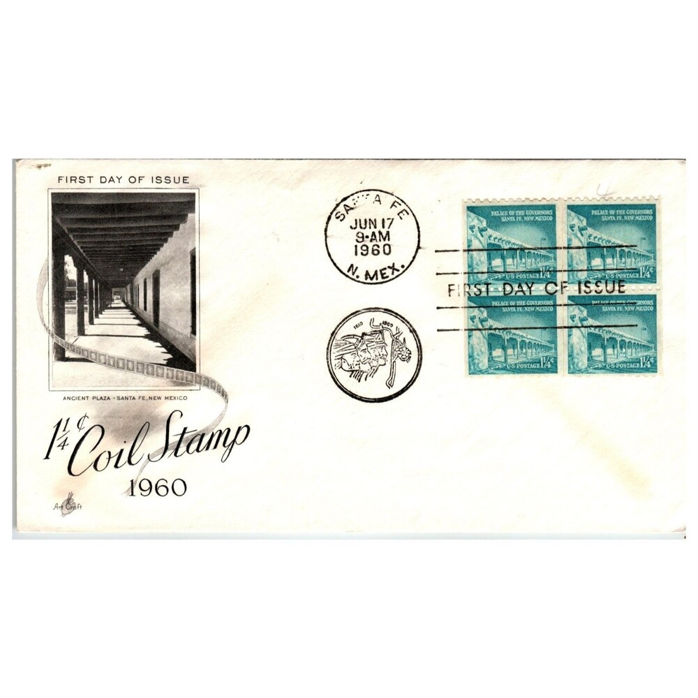 Scott #1153 1960 Palace of Governors FDC Artcraft Unaddressed